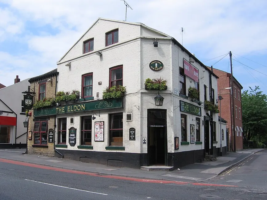 The Eldon pub near the University of Leeds